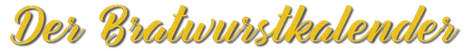 Der Bratwurstkalender – Logo